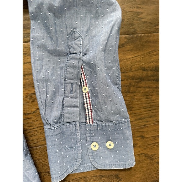 Men's Long Sleeve Casual Dress Shirt Preppy - Picture 3 of 4